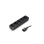Удлинитель для ИБП ExeGate EX221200RUS SPU-5-0.5B (5 розеток, 0.5м, UPS вилка IEC320-C14, черный)