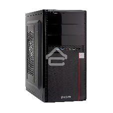 Компьютерный корпус Minitower ExeGate MA-371X Black, mATX (UN400, 120мм) 2*USB+2*USB 3.0, Audio