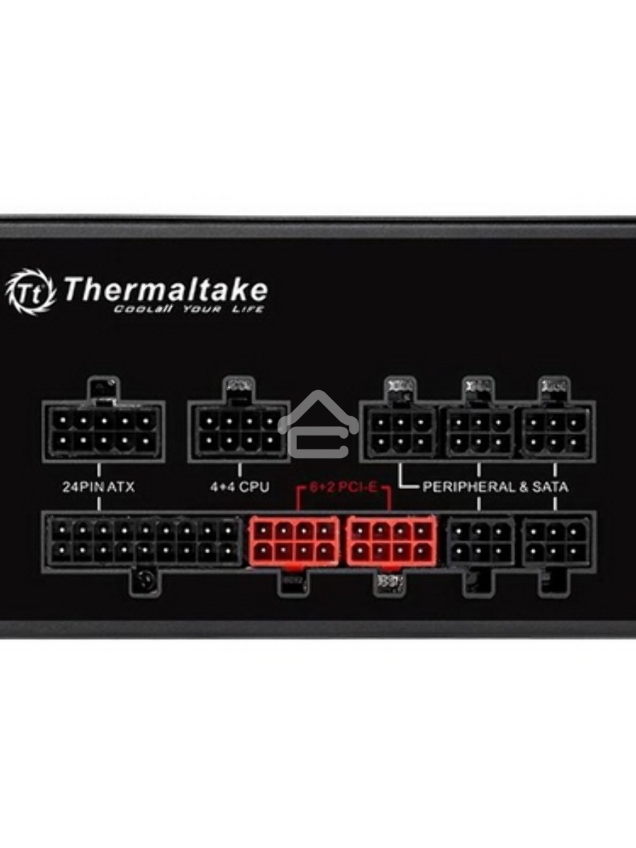 Блок питания Thermaltake Smart Pro RGB (PS-SPR-0750FPCBEU-R), 750Вт, 80 PLUS Bronze, 140мм, модульный, черный