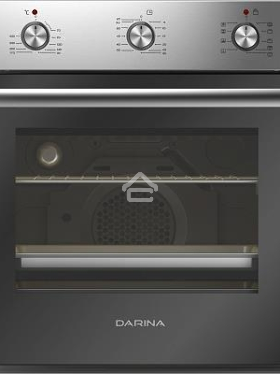 Духовой шкаф электрический Darina 0U5 BDE 112 705 X нержавеющая сталь/стекло черное, встраиваемый