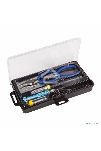 Набор для пайки REXANT (USB паяльник 8 Вт, кусачки, тонкогубцы, подставка, припой, отвертка)