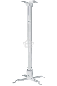 Кронштейн для проектора Buro PR04-100W белый макс.20кг потолочный поворот и наклон