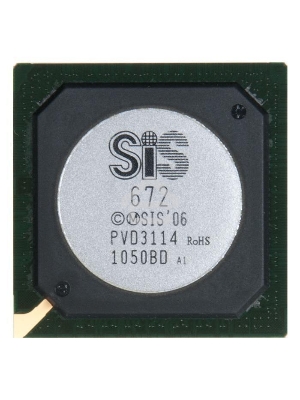 Микросхема SiS 672, BGA   