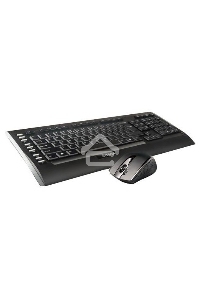 Клавиатура + мышь A4TECH W 9300F USB (черный), 2.4G наноприемник