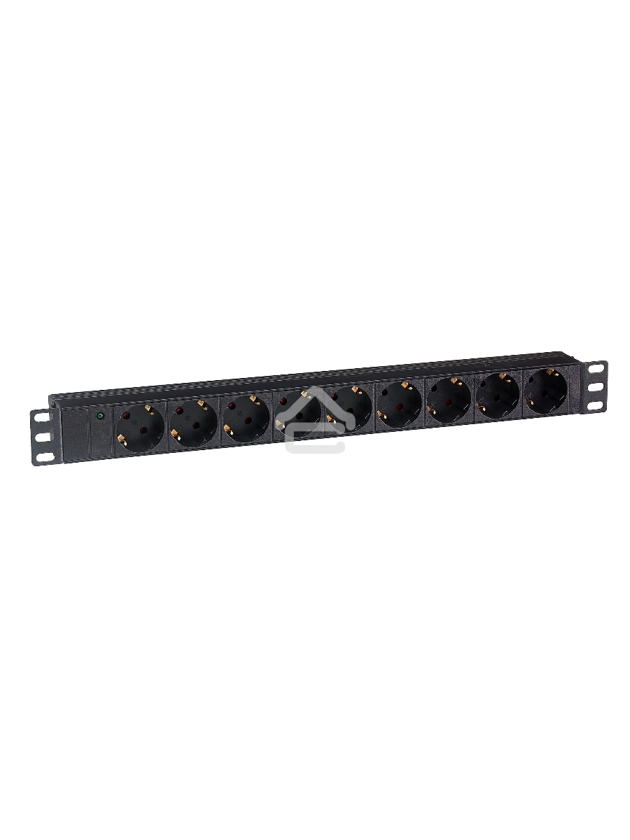 Блок розеток горизонтальный ExeGate ServerPro PDU-19H901 Al-9S-C14, 19