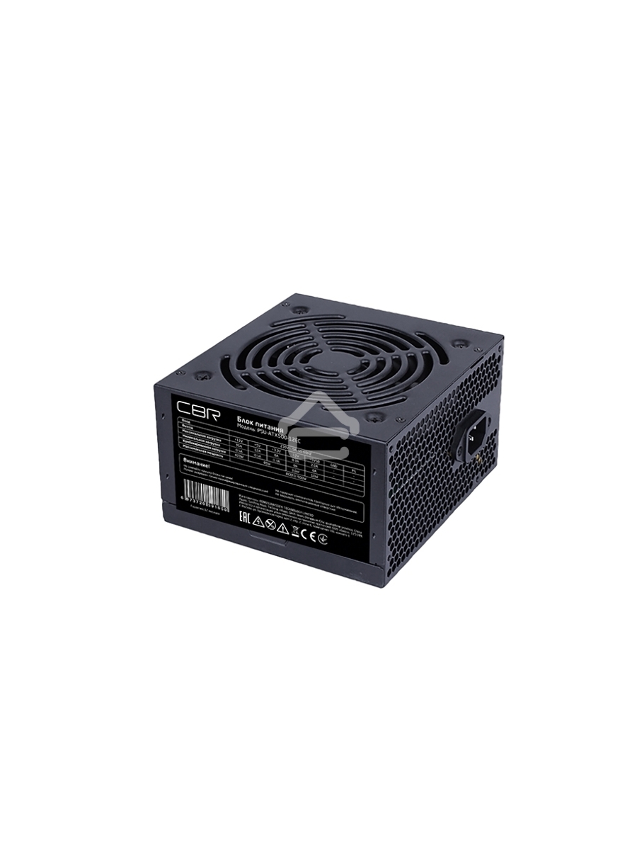 Блок питания CBR PSU-ATX500-12EC, 500Вт, 120мм, черный