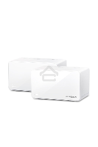 Домашняя Mesh Wi‑Fi система AX6000 Whole Home Mesh Wi-Fi 6 SystemSPEED: 1148 Mbps at 2.4 GHz + 4804 Mbps at 5 GHzSPEC: Internal Antennas, 1× 2.5 Gbps Port (WAN/LAN auto-sensing), 2× Gigabit Ports (WAN/LAN auto-sensing), 1024-QAM, OFDMA, HE160FEATURE: MERC