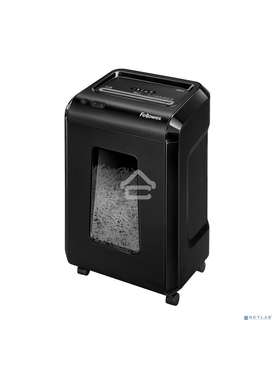 Шредер Fellowes Powershred 92Cs FS-1719301 {P-4, 4х38мм, 18лст., 25лтр., уничтожает: скобы, карты, скрепки, CD}