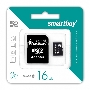Флеш карта Smartbuy microSD 16GB microSDHC Class 10 (SD адаптер)