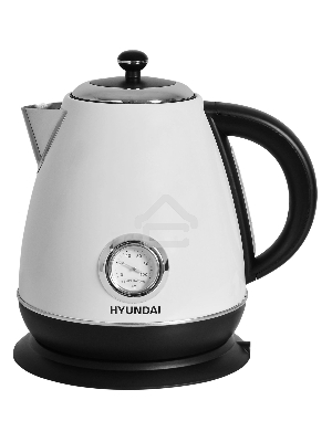 Чайник электрический Hyundai HYK-S4502 1.7л. 2200Вт жемчужный/черный (корпус: нержавеющая сталь/пластик)