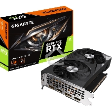 Видеокарта Gigabyte GV-N3060WF2OC-12GD (V2.0) PCIE16 12288Mb 192 GDDR6 1792/15000 HDMIx2 DPx2 HDCP Ret