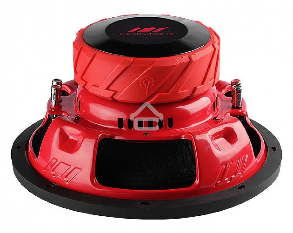 Сабвуфер автомобильный Ural ТТ 12 КРАСНЫЙ 500Вт пассивный (30 см/12