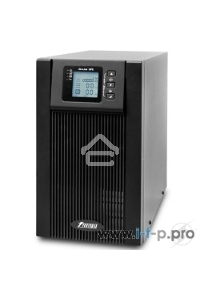 Источник бесперебойного питания PowerMan Online 2000VA Black (Online-Double conversion/LCD Display/USB/Software/RJ11/45,RS-232)