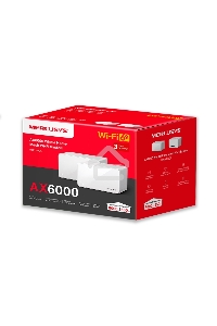 Домашняя Mesh Wi‑Fi система AX6000 Whole Home Mesh Wi-Fi 6 SystemSPEED: 1148 Mbps at 2.4 GHz + 4804 Mbps at 5 GHzSPEC: Internal Antennas, 1× 2.5 Gbps Port (WAN/LAN auto-sensing), 2× Gigabit Ports (WAN/LAN auto-sensing), 1024-QAM, OFDMA, HE160FEATURE: MERC