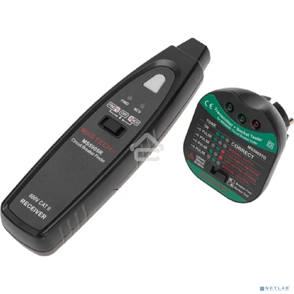Тестер розеток, детектор автоматов MS5905RTD MASTECH