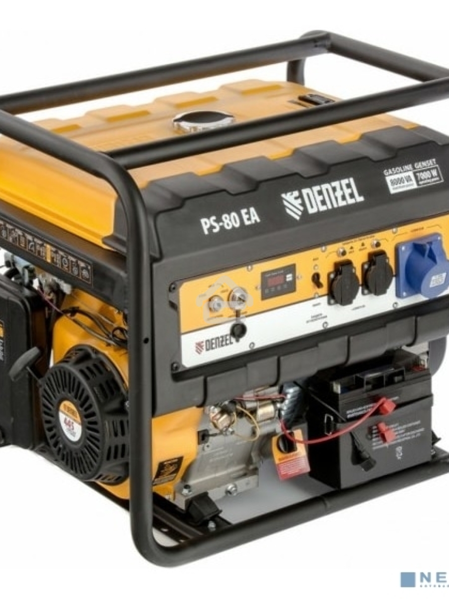 Электрогенератор бензиновый Denzel PS 80 EA, 8 кВт, 85 дБ, 90 кг