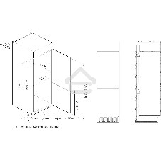 Встраиваемый холодильник Kuppersberg RBN 1961, High-Tech двухкамерный, полезный объем 334 л, суперохлаждение, суперзаморозка, функция отпуск, перевешиваемые двери (door slider), электронное управление, звуковая индикация открытой двери, NoFrost, зона свеж