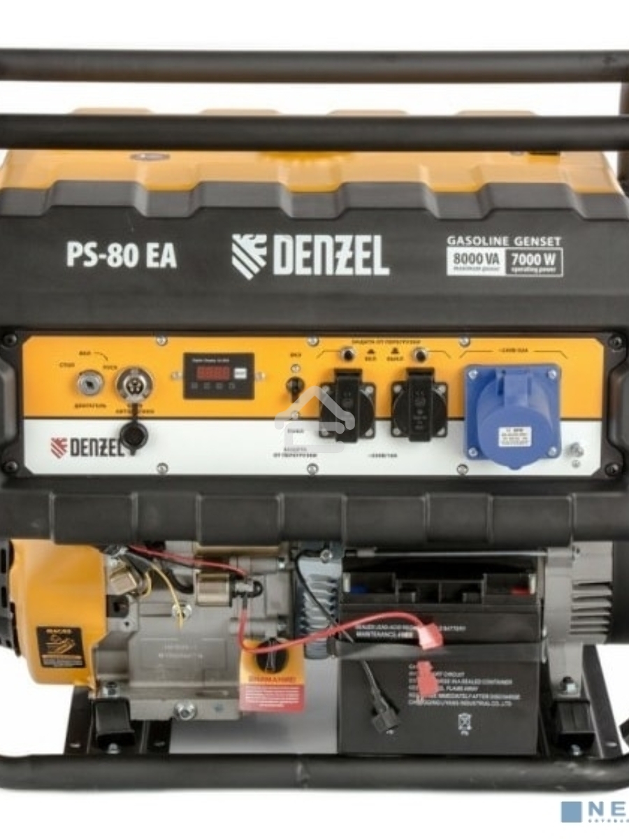 Электрогенератор бензиновый Denzel PS 80 EA, 8 кВт, 85 дБ, 90 кг