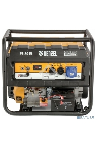 Электрогенератор бензиновый Denzel PS 80 EA, 8 кВт, 85 дБ, 90 кг