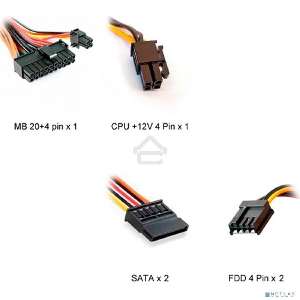 Блок питания Inwin/Powerman PMP-450ATX, 450Вт, 80мм, серый