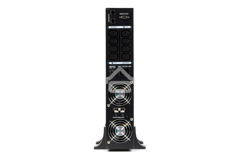 Источник бесперебойного питания ИБП Бастион RAPAN-UPS 3000 RACK+4x9Ah (2100 Вт, Line-interactive, встроенные АКБ 6 шт.x 9Ah) 8960