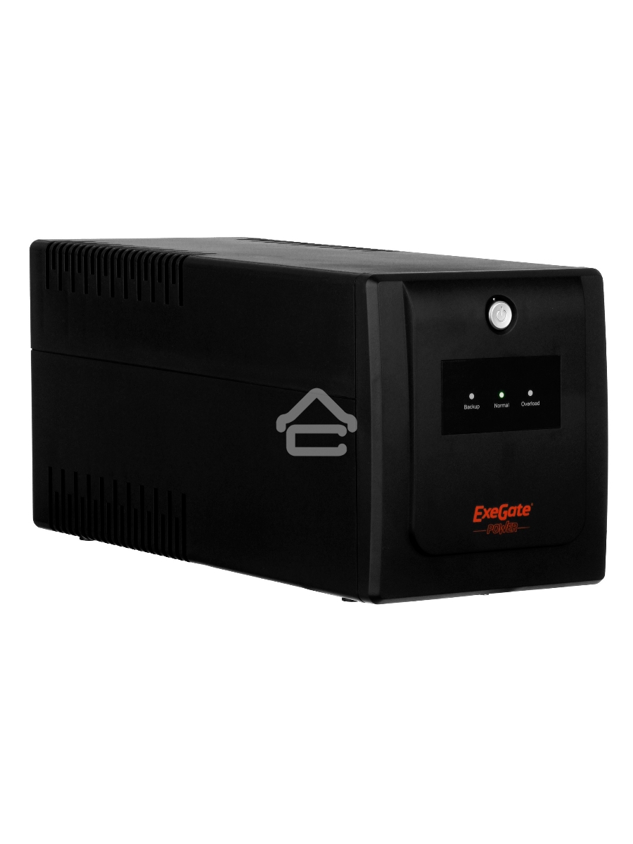 Источник бесперебойного питания ExeGate EP212521RUS Power Back UNB-1500<1500VA, Black, 4 евророзетки>