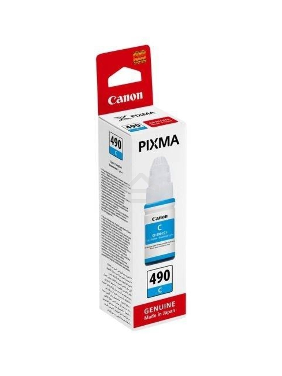 Чернила Canon GI-490C 0664C001 голубой (70 мл) для Canon Pixma G1400/2400/3400