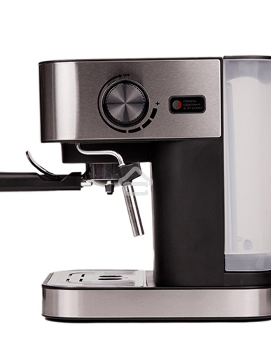 Кофеварка рожковая Centek CT-1164 серебристый, исп. кофе - молотый, 1.5 л, 1150 Вт, 15 Бар.