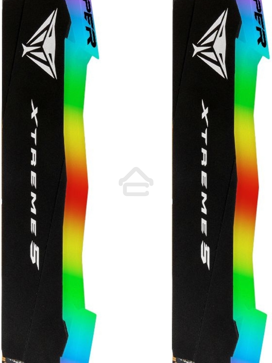 Оперативная память Patriot Viper Xtreme 5, DDR5, 48Gb (2x24Gb), 7600MHz, CL36, DIMM, с радиаторами, RGB, черный