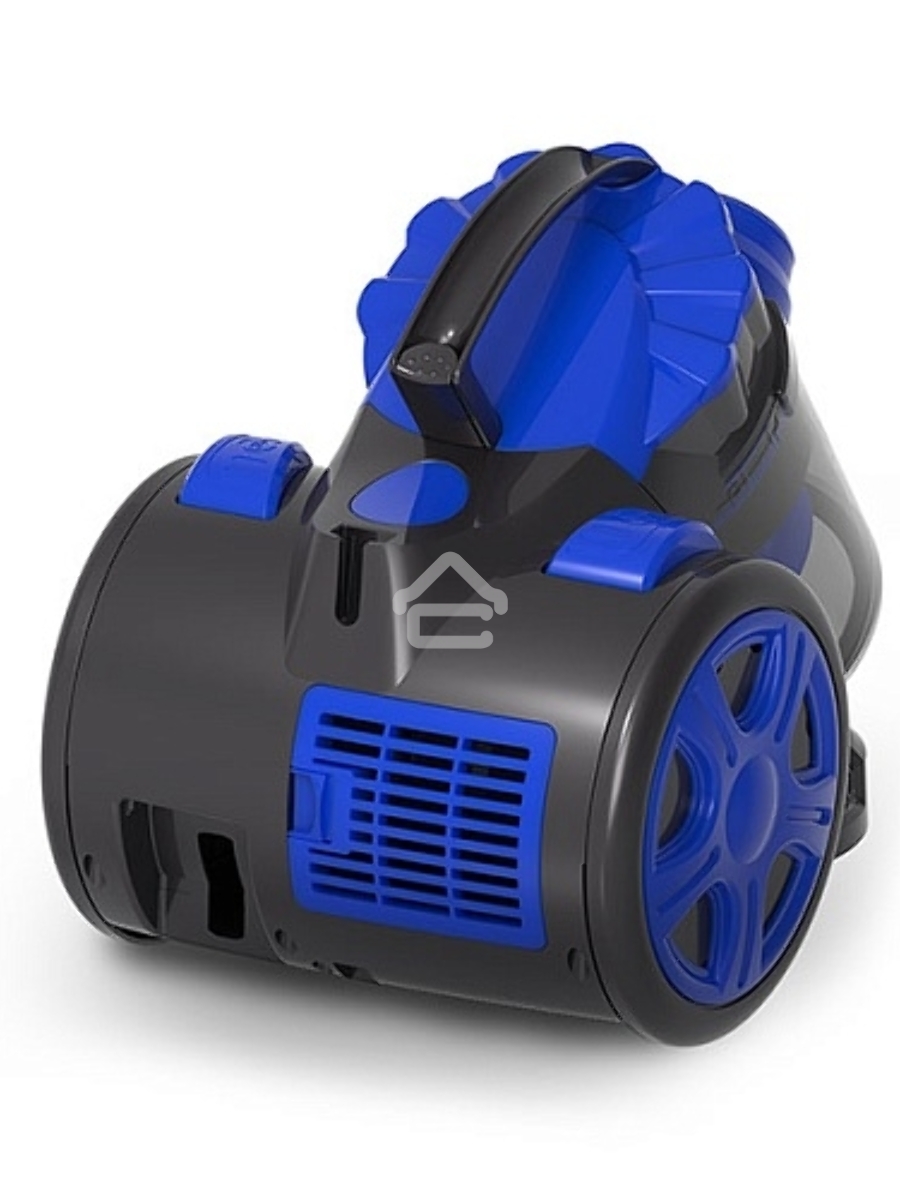 Пылесос Blackton Bt VC1604C черный/синий, 350/1600 Вт, уборка сухая, пылесборник контейнер, 2 л