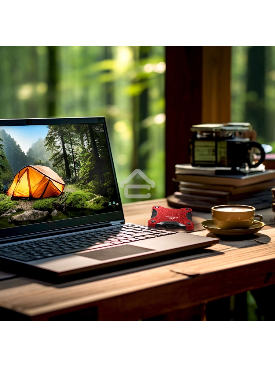 Внешний накопитель SSD 1TB A-DATA SD620, External, USB 3.2, [R/W -550/500 MB/s] красный