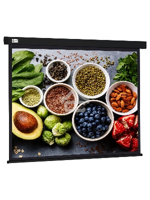 Экран Cactus 187x332см Wallscreen CS-PSW-187X332-BK 16:9 настенно-потолочный рулонный черный