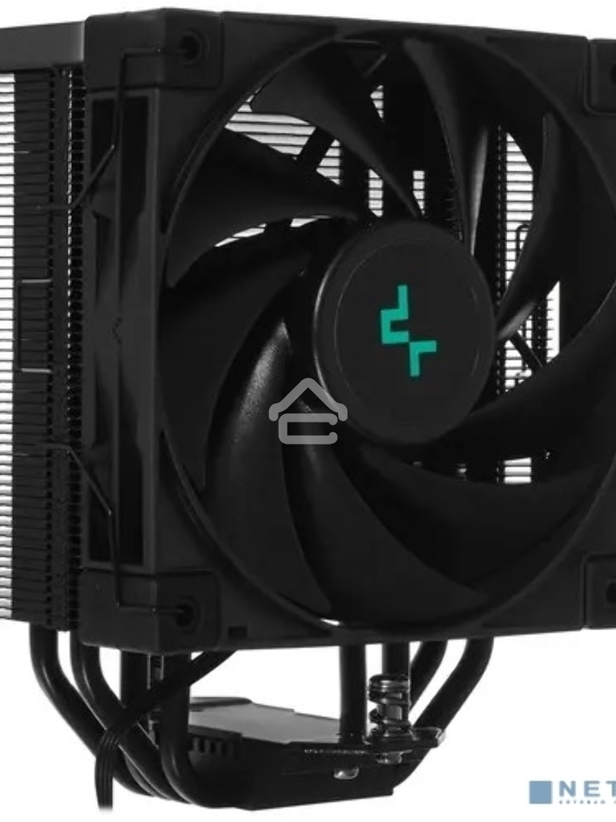 Кулер для процессора DEEPCOOL AK400 ZERO DARK черный, 120 мм, алюминий/медь, 1850 об/мин, 29 дБ, 4 pin, 220 Вт, 155 мм