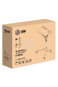 Стол для ноутбука Cactus VM-FDS101B столешница МДФ белый 70x52x107см (CS-FDS101WWT)