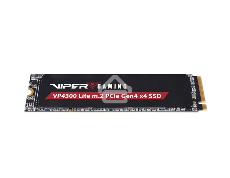 Накопитель SSD Patriot Viper VP4300 Lite, 2Tb, PCIe 4.0 x4, M.2 2280, NVMe, R/W 7400/6400, с радиатором