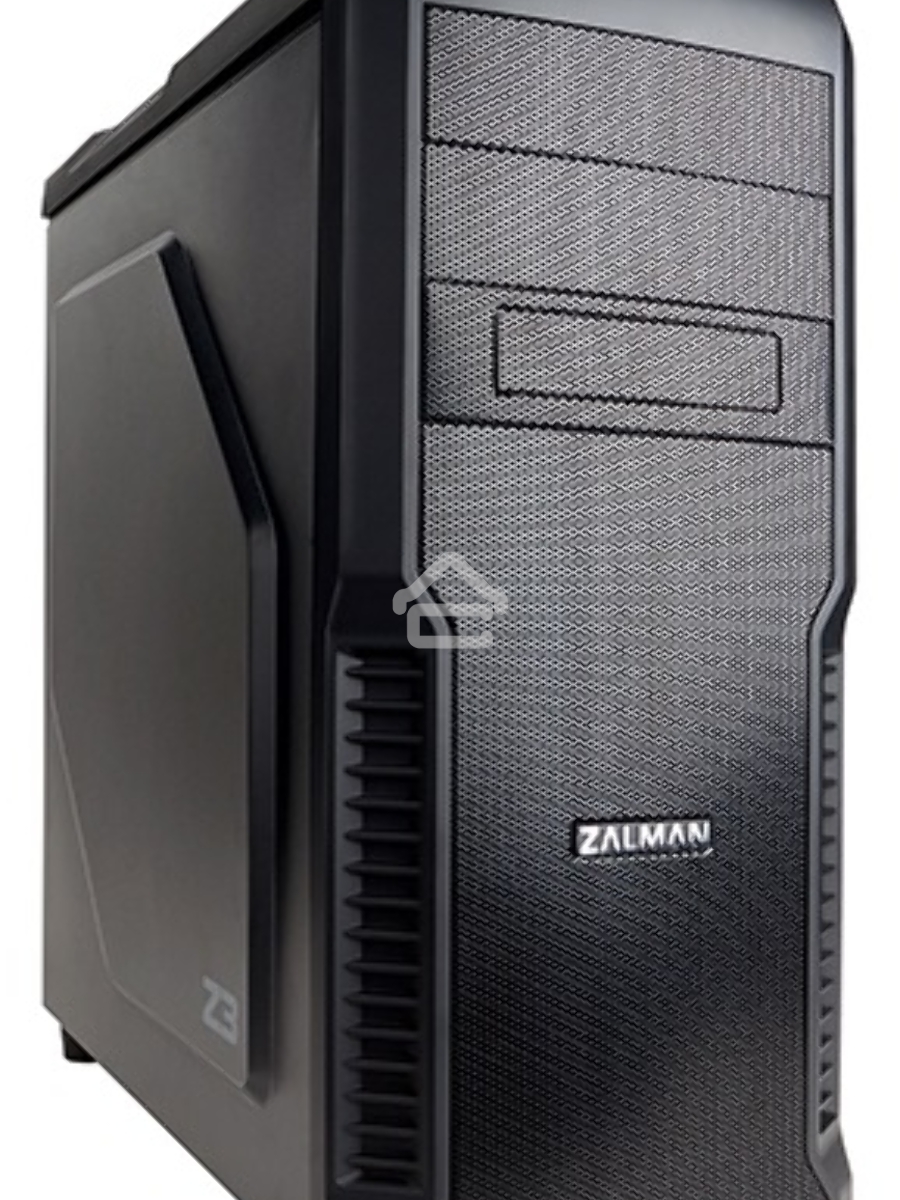 Компьютерный корпус Zalman Z3 черный без БП ATX 1x120mm 2xUSB2.0 1xUSB3.0 audio bott PSU
