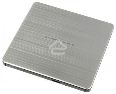 Внешний Привод DVD-RW LG GP60NS60 серебристый USB ultra slim внешний RTL
