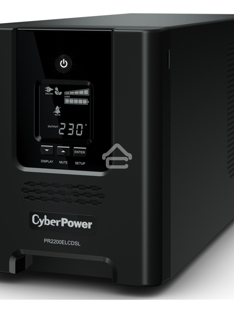 Источник бесперебойного питания CyberPower PR2200ELCDSL 2200VA/1980W USB/RJ11/45 (9 IEC)