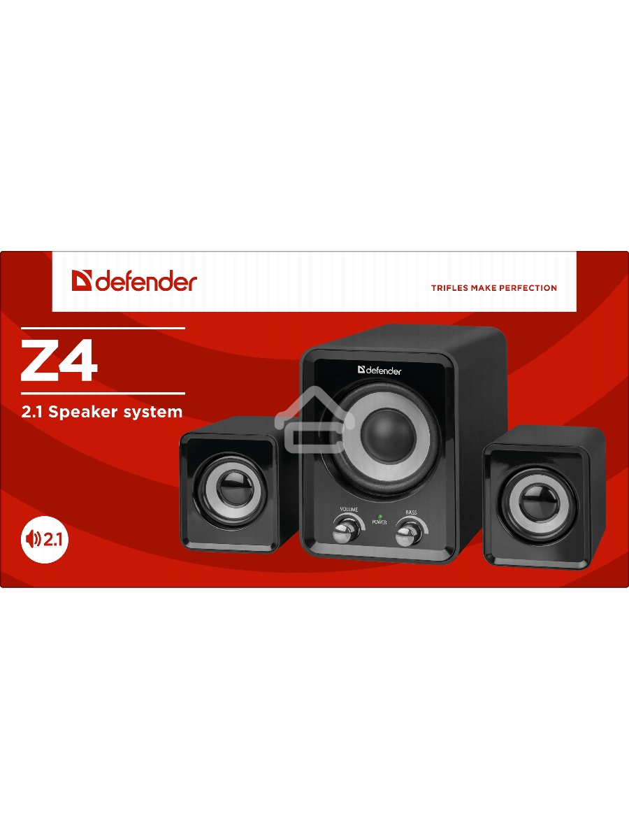 Колонки Defender Z4 2.1,11 вт., Питание от USB