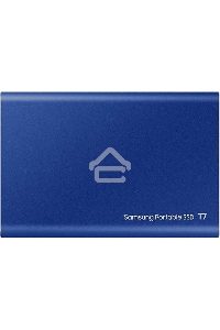 Твердотельный накопитель Samsung SSD 2TB T7, USB Type-C, R/W 1000/1050MB/s, Blue