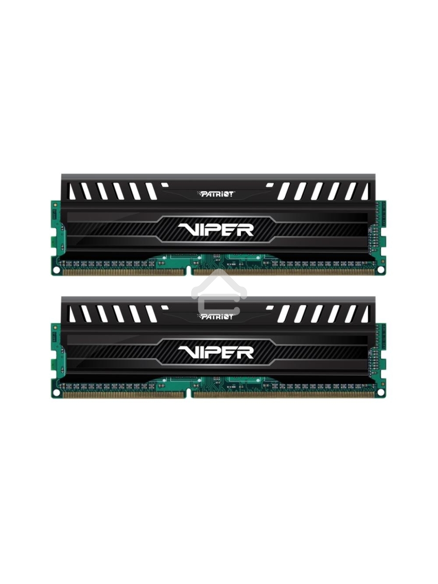 Оперативная память Patriot Viper 3, DDR3, 16GB (2x8 GB), 1600 MHz, CL10, DIMM, радиатор, черный