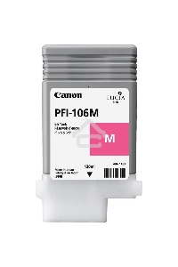 Картридж струйный Canon PFI-106 M (6623B001) пурпурный (130 мл) для Canon iPF6300S/6400/6450