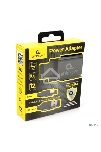 Адаптер питания Cablexpert MP3A-PC-37 USB 2 порта, 2.4A, черный + кабель 1м Type-C