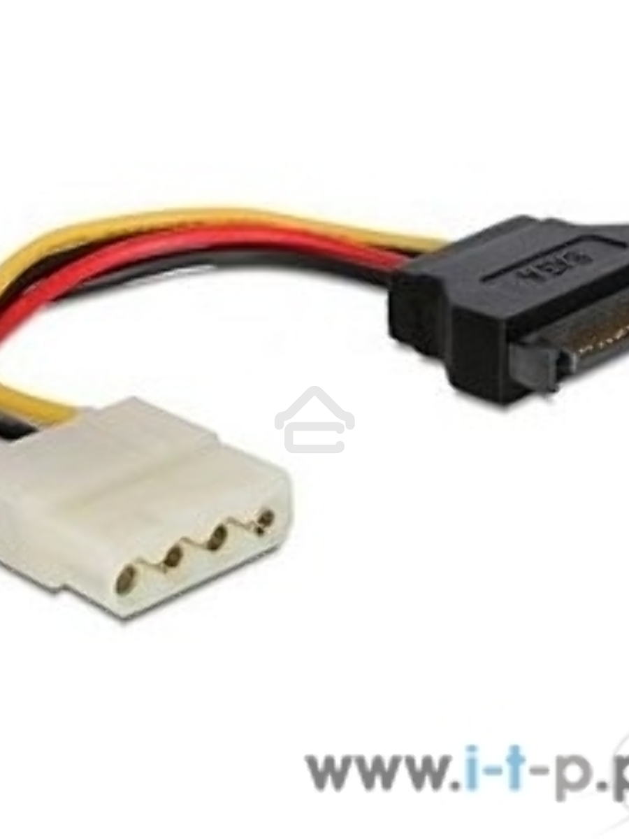 Кабель питания SATA Cablexpert CC-SATA-PS-M, 15см, sata 15pin/molex 4pin, пакет