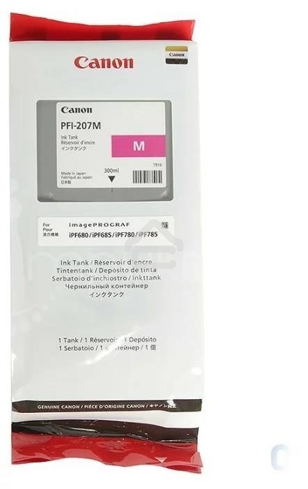 Картридж струйный Canon PFI-207 M пурпурный для для iPF680/685/780/785 300мл (8791B001)