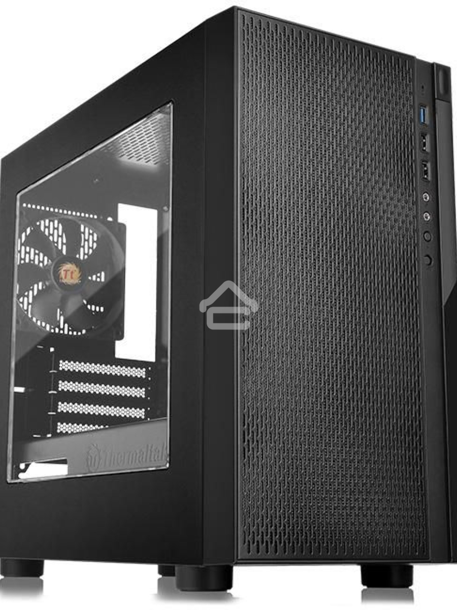 Компьютерный корпус Thermaltake Versa H18 Window черный без БП mATX 2xUSB2.0 1xUSB3.0 audio bott PSU