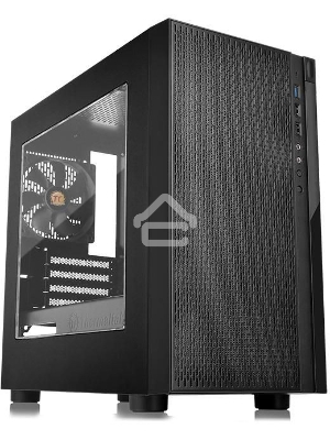 Компьютерный корпус Thermaltake Versa H18 Window черный без БП mATX 2xUSB2.0 1xUSB3.0 audio bott PSU