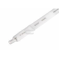 Термоусаживаемая трубка Rexant 8,0/4,0 мм, белая, упаковка 50 шт. по 1 м