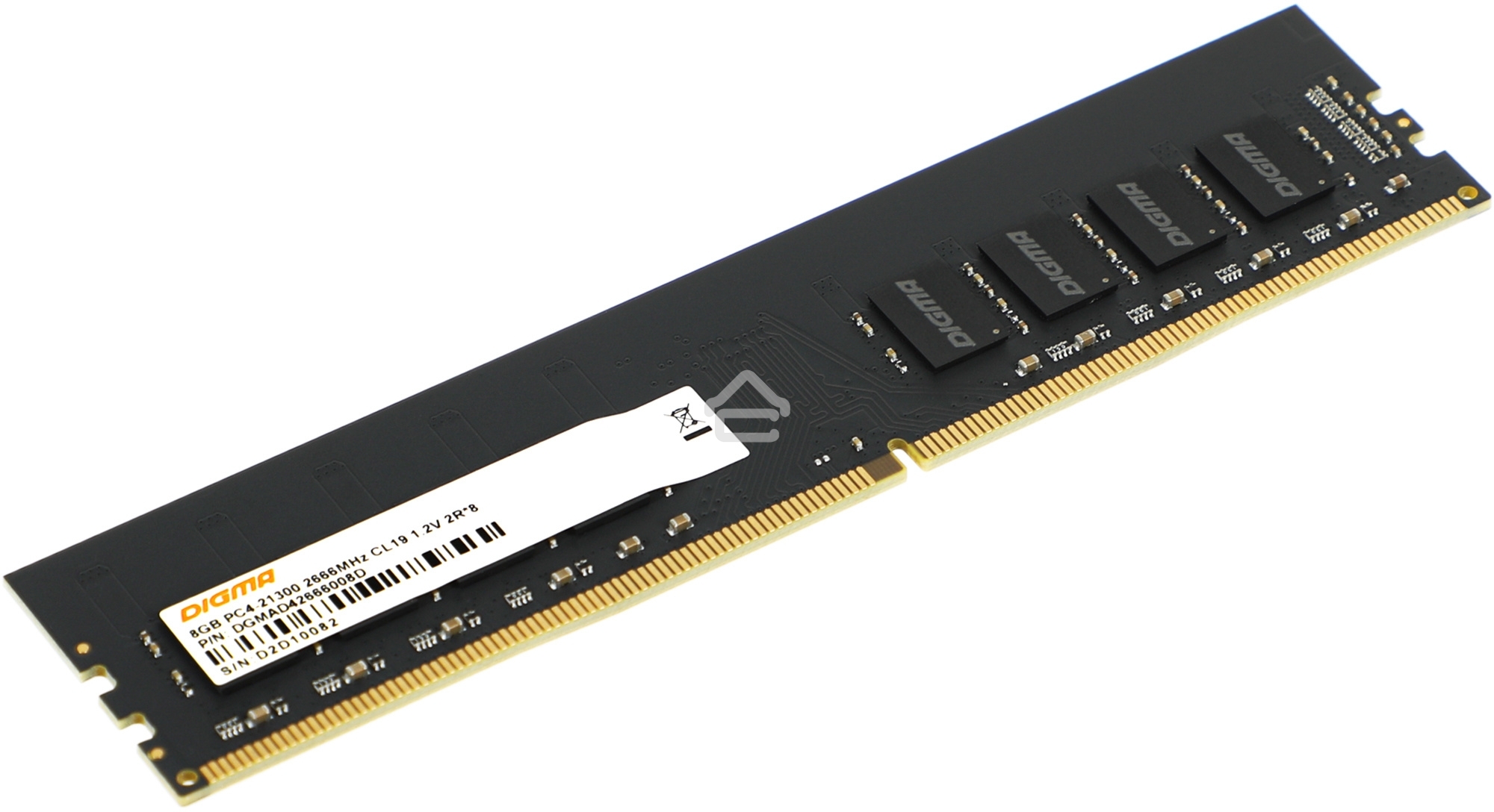 Оперативная память Digma DGMAD42666008D, DDR4, 8GB (1x8 GB), 2666 MHz, CL19