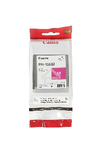 Картридж струйный Canon PFI-106 M (6623B001) пурпурный (130 мл) для Canon iPF6300S/6400/6450